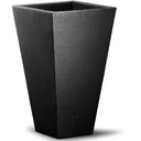 Blumentopf - anthrazit - 55x35x35cm - schwarz