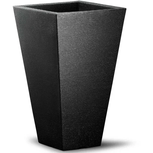 "Blumentopf - anthrazit - 55x35x35cm - schwarz image"