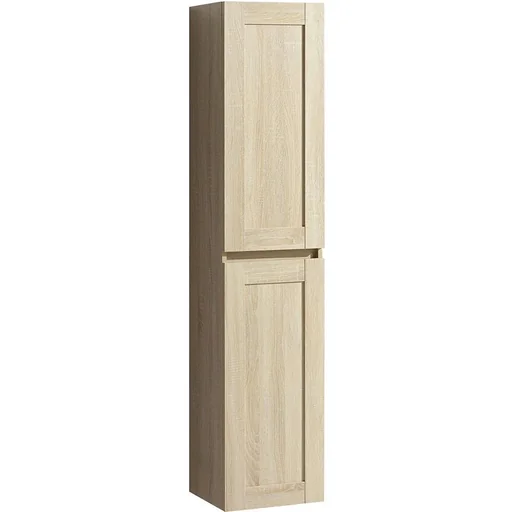 "Reno Bade Hoher Schrank 35x32x160cm Eiche image"
