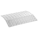 Rollstuhlrampe Auffahrrampe für Rollstühle Rollatoren Motorräder rutschfest Aluminium 272 kg belastbar Silber 93 x 73 x