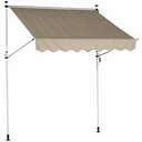 Markise Klemmmarkise Sonnenschutz Beige 200 x 150cm