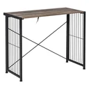 Schreibtisch Computertisch Bürotisch Home-Office Tisch klappbar mit E1 Spanplatte Metallrahmen Industriedesign Rustikale