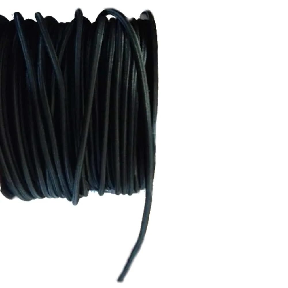 Expanderseil 6 mm, schwarz, 10 Meter, -Shop, Gummiseil
