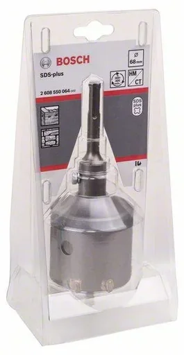 "Hohlbohrkronen-Set, SDS plus, 68 x 54 mm, 3-teilig image"