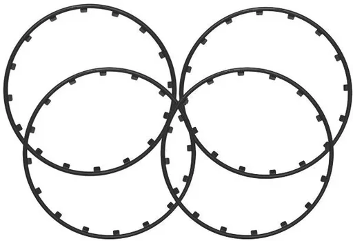 "Rim Ringz Felgenring, 18 Zoll, Farbe schwarz image"