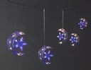 Lichterkette Mond und Stern