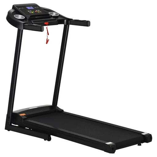 "Laufband Klappbar elektrisch 500 W 1-12 km/h LED-Display Getränkehalter und Handyhalterung sehr gut geeignet für Home Gy image"