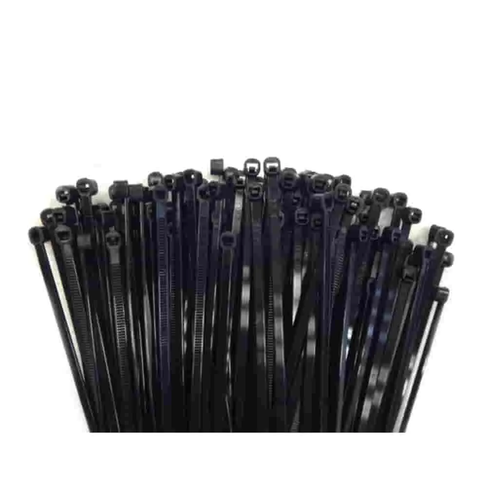 "Kabelbinder schwarz, 100 Stück, 100x2,5mm, UV-beständig, PA6.6 image"