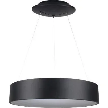 "VT-25-1D Dimmbare Design-Hängeleuchte mit integrierter LED - 20W - 3000K - 1500Lm - Dimmbar - Schwarz image"