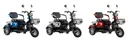 3-Rad E-Mobil Bari 6 km/h: 48V/20Ah Blei-Gel, rot