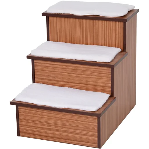 "Hundetreppe mit Staukästen MDF-Plüsch image"