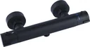 NOIR ROUND Brause-Thermostat, schwarz