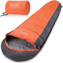 Polaris Mumienschlafsack orange - 210x75cm bis -7°C