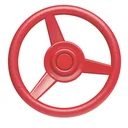 Lenkrad Rot Ø300 mm für Spielanlagen
