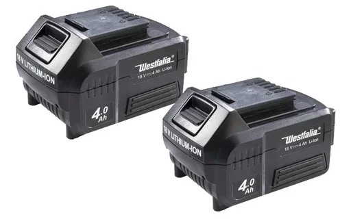 "Akku 18 V Li-Ion 4,0 Ah A4AH18, 2 Stück image"