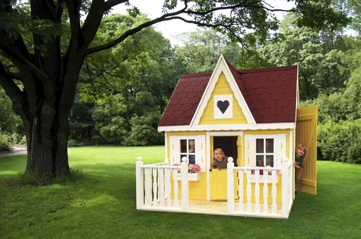 "Set Spielhaus "Schwalbennest" mit Veranda image"