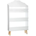 Schrank im Wolfsdesign - 58x100x18 cm - Weiß