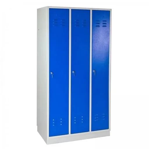 "Umkleideschrank Spind RAL 7035 / 5012, 1775 x 890 x 500 mm image"