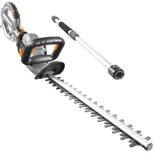 "MAXXGARDEN TELESKOP-HECKENSCHERE 140° SCHWENKBARER KOPF - 180° SCHWENKGRIFF 710W - 58,5 CM - 1700 U/MIN. image"