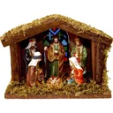 Krippenfiguren - Weihnachtsfiguren für die Weihnachtskrippe - 6er Set
