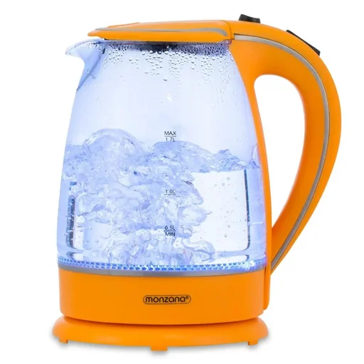 "Wasserkocher orange Glas 1,7L image"