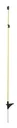 Oval-Fiberglaspfahl gelb mit Metallspitze, 110cm