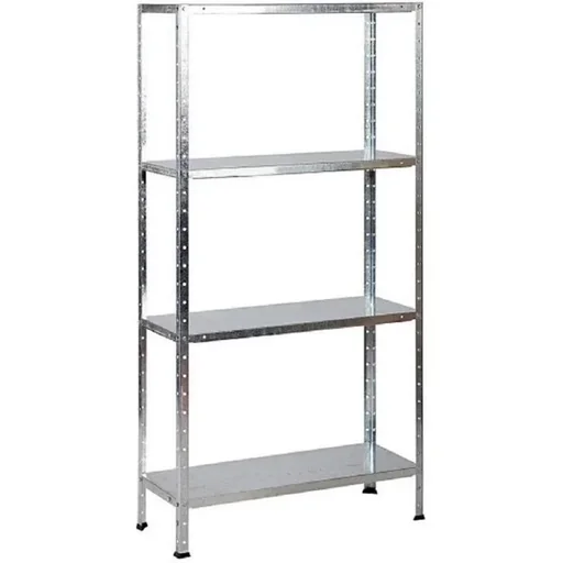 "Lagerregal / Regal Massiv 50 Verzinkt - 200 kg Tragfähigkeit - 150x75x30 cm image"