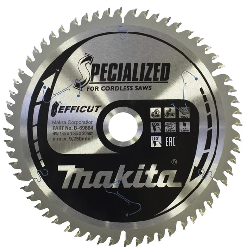 "EFFICUT Sägeblatt 165x20x60Z image"