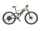Unisex E-Bike MTB 27,5 Zoll, Rahmengröße 48 cm, 9-Gang Kettenschaltung, olivgrün matt, GRAVELER 22.EMM.10