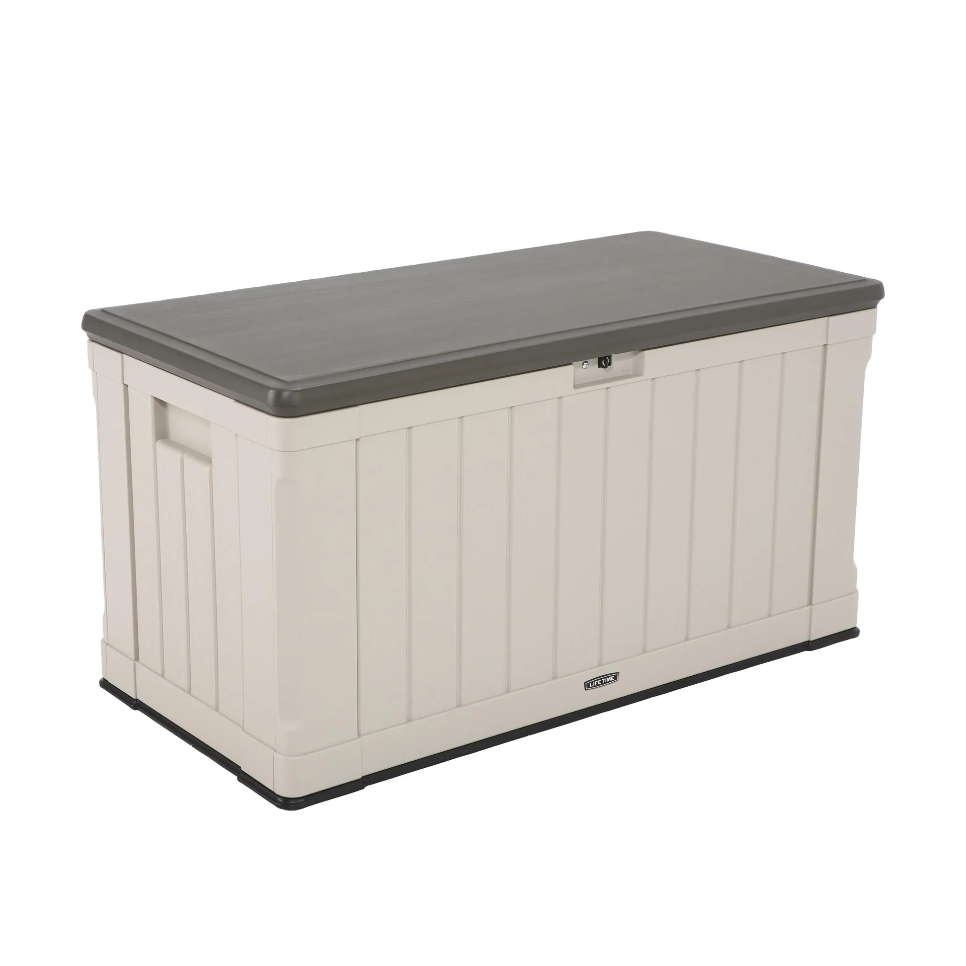 "Lifetime Kissenbox Harmony 440 L 127,9×64×67,2 cm Lichtgrau – wasserdicht, hält Kissen trocken image"