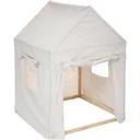 Spielhaus / Kinderhaus - beige - 77,5x116x77,5 cm