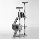 Katzenbaum Kletterbaum Katze Sisal Grau