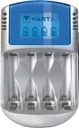 Ladegerät für NiMH Akkus mit LCD Display, 12V Adapter und USB Anschluss