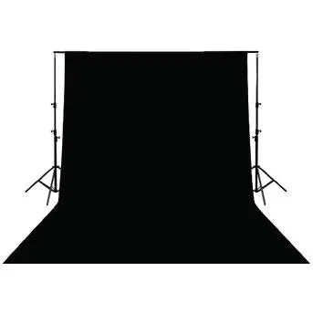 "Studio-Hintergrund KN-BD33B 295 x 295 cm Schwarz image"