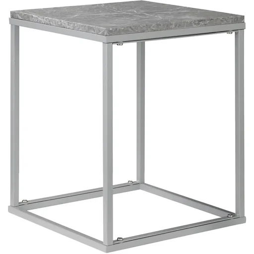 "Gartentisch - Metall - Grau - 40 x 40 x 50 cm image"