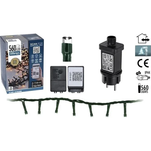 "LED-Leuchten mit App-Steuerung - 560 LEDs 11 Meter image"