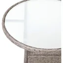 Poly Rattan Tisch - Ø 60cm - Creme - Rund