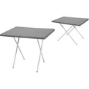 Campingtisch - klappbar - 60 x 80 cm - Schwarz