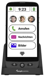 Senioren Smartphone M510-C mit Ladeschale und Schlüsselband