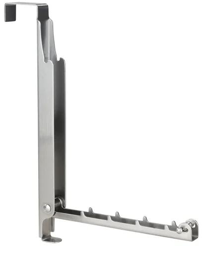 2 in 1 Klapp-Türhaken aus Edelstahl