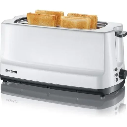 "Toaster Langschlitz - geeignet für 4 Scheiben Brot - 1400 Watt - Silber image"