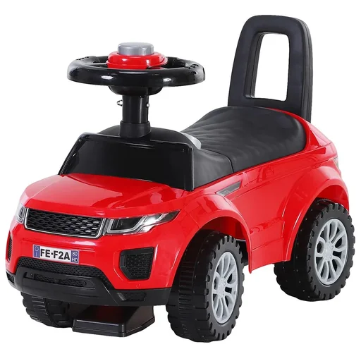 "Kinderfahrzeug Lauflernhilfe mit Hupe Stauraum Rutschauto PP Rot 62 x 28 x 41,5 cm image"