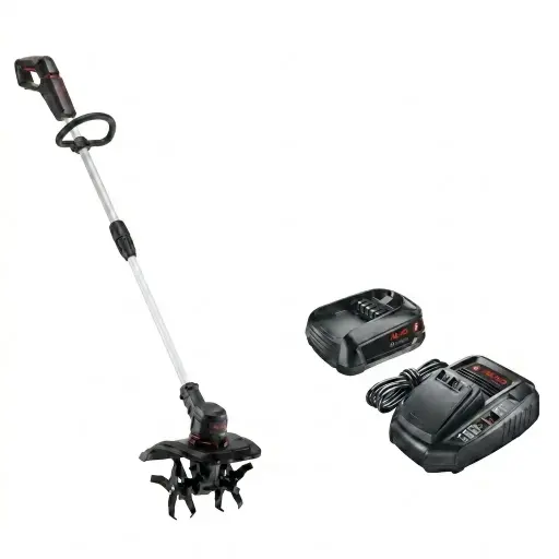 "18 V BOSCH HOME AND GARDEN COMPATIBLE Akku-Bodenhacke TL 1820 inkl. Akku und Ladegerät image"