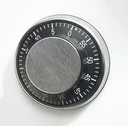 Magnet-Timer, Edelstahl, Mechanischer Kurzzeitwecker