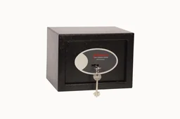 Sicherheitstresor Compact Home Office mit Schlüsselschloss, schwarz