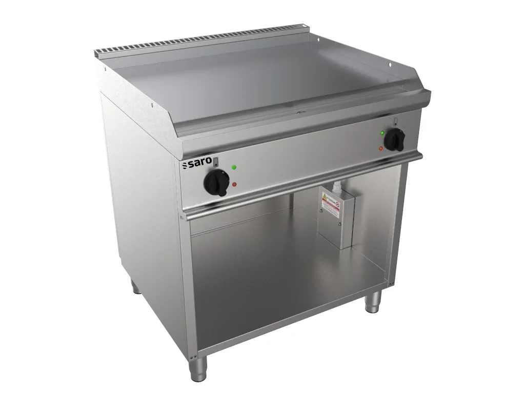 "Saro Griddleplatte Elektro Tisch, E7/KTE2BBL - Professionelle Großflächen-Zubereitung für die Gastronomie image"
