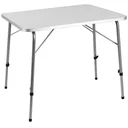 Gartentisch / Campingtisch - klappbar - Aluminium - Grau - 80x60x50/69cm