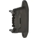 Winkel-Distanz-Isolator, schwarz (6 Stück)