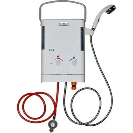 "Eccotemp Outdoor-Geysir mit Dusche INCL Batterien CE L5 image"