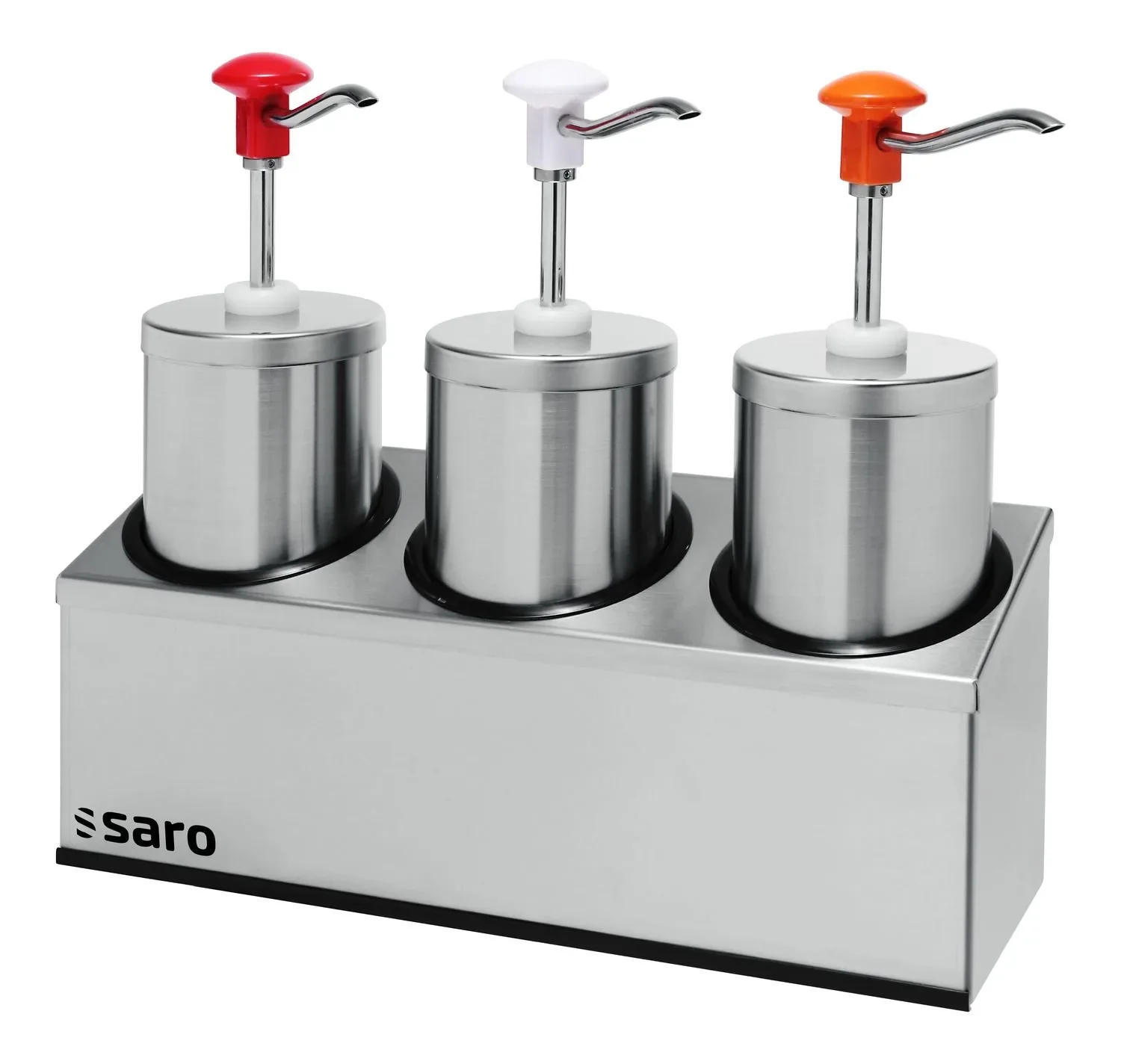 Saro Saucenspender PD 006 3 x 2,25L, Präzise Dosierung für die professionelle Barküche